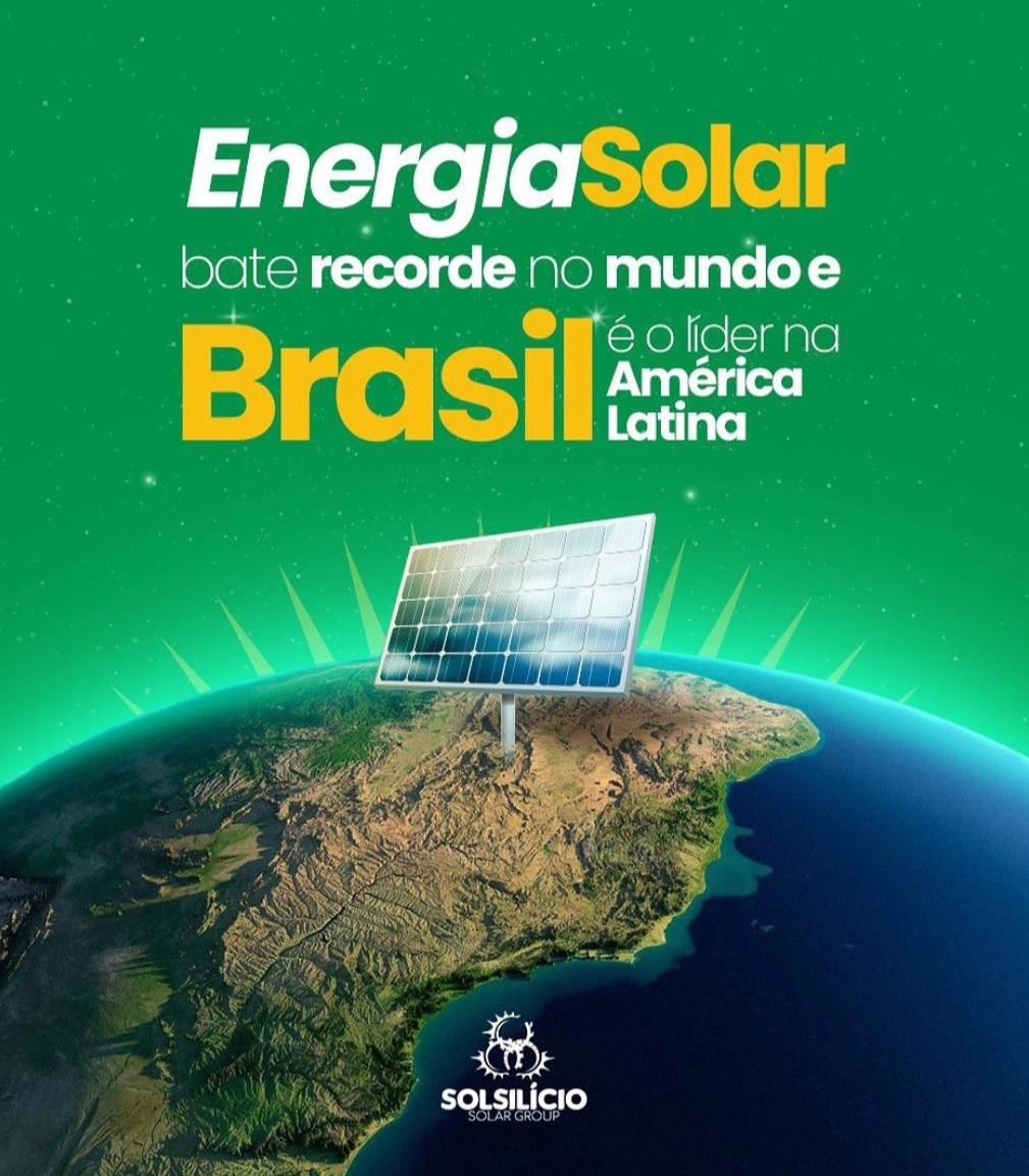 Energia solar bate recorde no mundo com Brasil liderando na América Latina