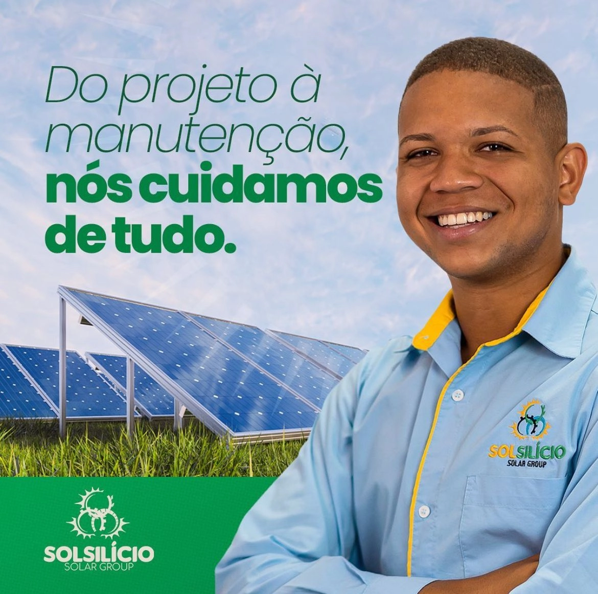 Limpeza de painéis solares